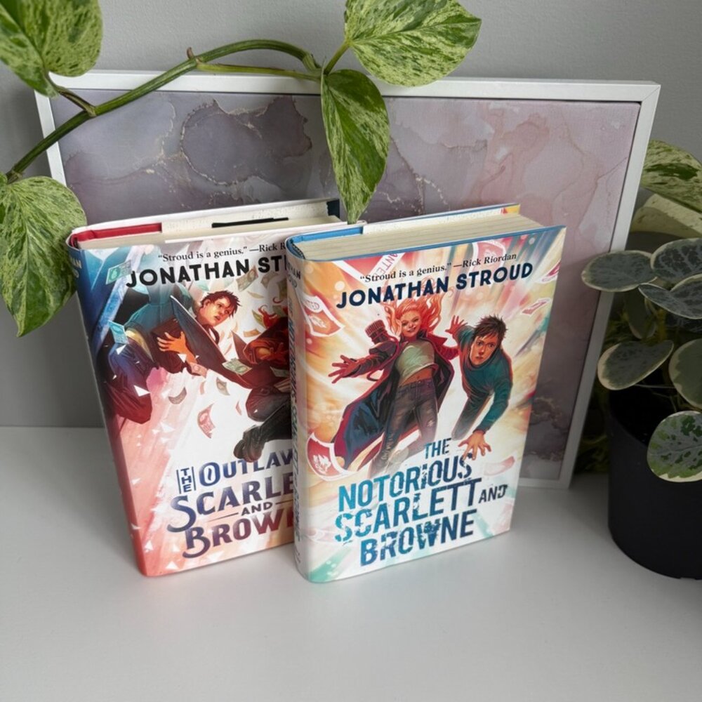 📚 Scarlett & Browne Series (Books 1–2) by Jonathan Stroud — Hardcover Set